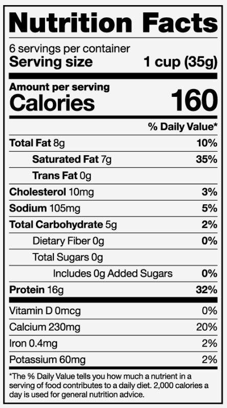 Información nutricional