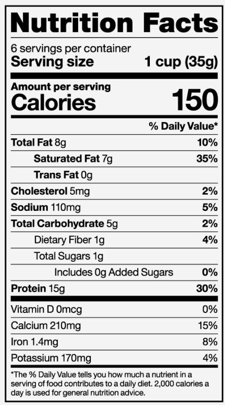 Información nutricional